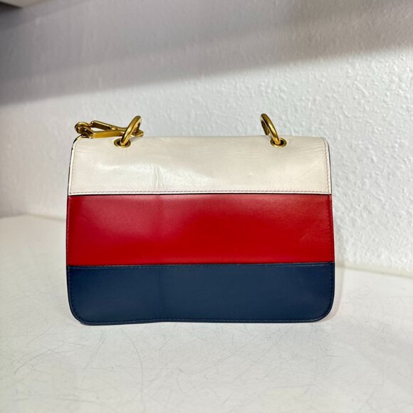 Gucci Tri-Color Leather Queen Bees Shoulder Bag Crossbody - Picture 3 of 9